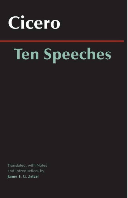 Book cover of: Ten Speeches. By: Cicero