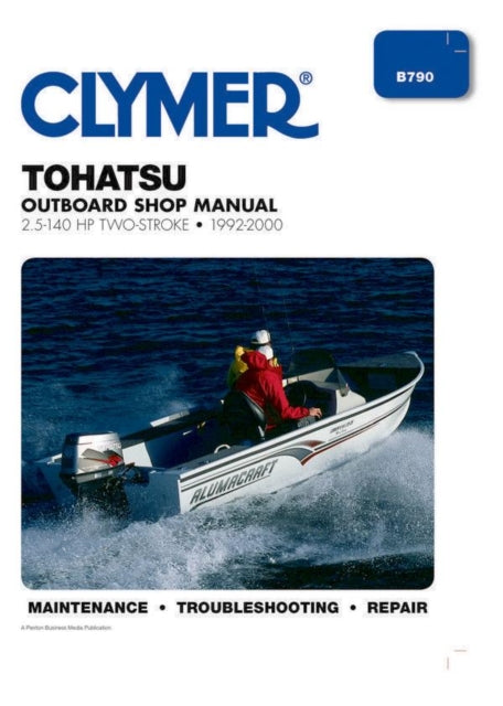 Book cover of: Tohatsu 2.5-140 HP 2-Stroke Outboards (1992-2000) Service Repair Manual. By: Clymer Publications