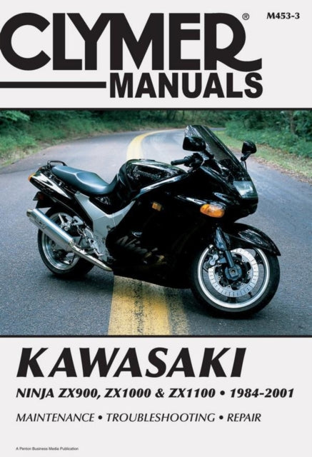 Book cover of: Kawasaki Ninja ZX900, ZX1000 & ZX1100 Motorcycle (1984-2001) Service Repair Manual. By: Ed Scott