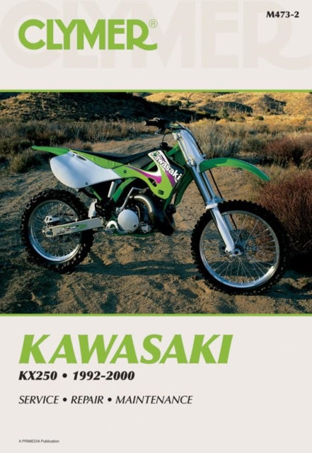 Book cover of: Kawasaki KX250 Motorcycle (1992-2000) Service Repair Manual Service Repair Manual. By: Clymer Publications
