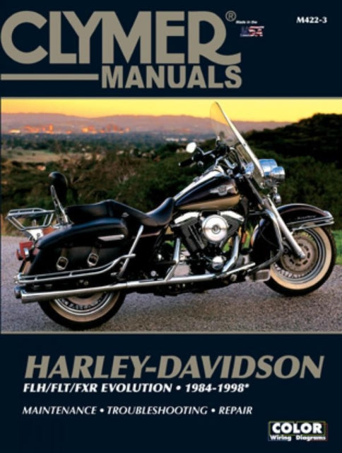 Book cover of: Harley-Davidson Road King, Electra, Tour Glide, Low Rider Motorcycle (1984-1998) Clymer Repair Manual. By: Ed Scott