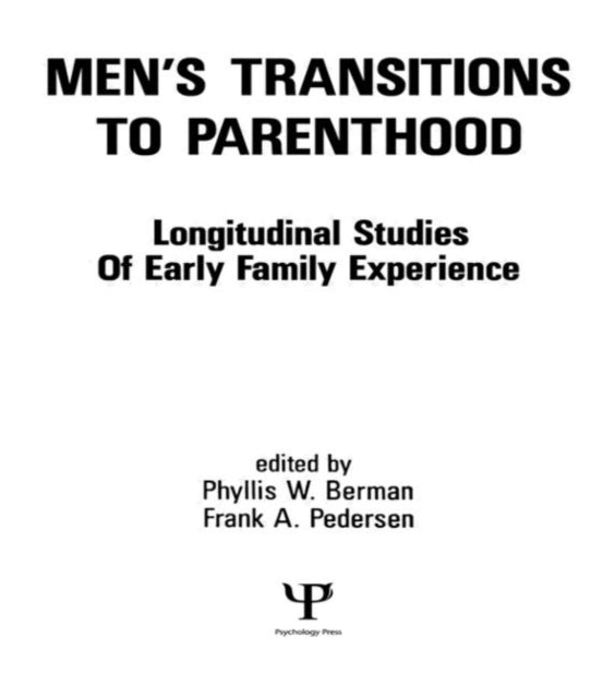 Book cover of: Men's Transitions To Parenthood