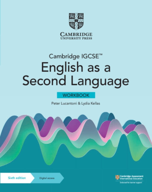 Book cover of: Cambridge IGCSE™ English as a Second Language Workbook with Digital Access (2 Years). By: Peter Lucantoni