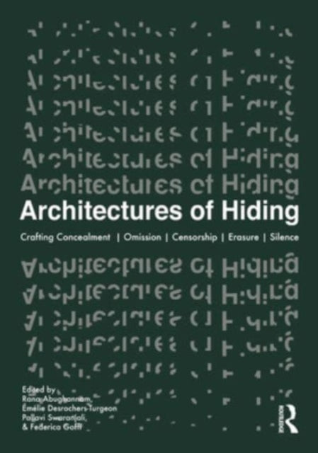 Book cover of: Architectures of Hiding. By: Federica Goffi
