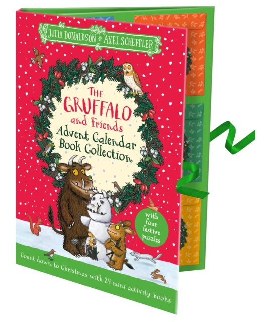 Gruffalo and Friends Advent Calendar Book Collection, count down to Christmas with 24 mini activity books 9781035064519 Julia Donaldson