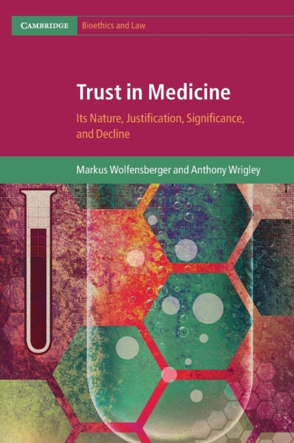 Book cover of: Trust in Medicine. By: Markus Wolfensberger