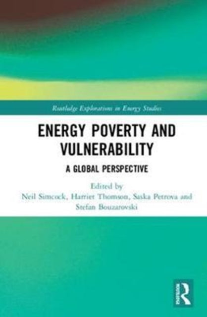Book cover of: Energy Poverty and Vulnerability
