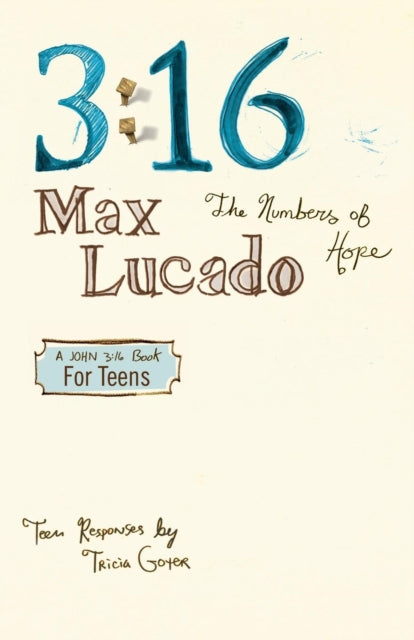 Book cover of: 3:16. By: Max Lucado