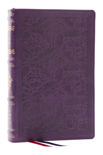 Book cover of: RSV Personal Size Bible with Cross References, Purple Leathersoft, Thumb Indexed, (Sovereign Collection). By: Zondervan