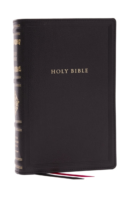 Book cover of: RSV Personal Size Bible with Cross References, Black Genuine Leather, Thumb Indexed, (Sovereign Collection). By: Zondervan