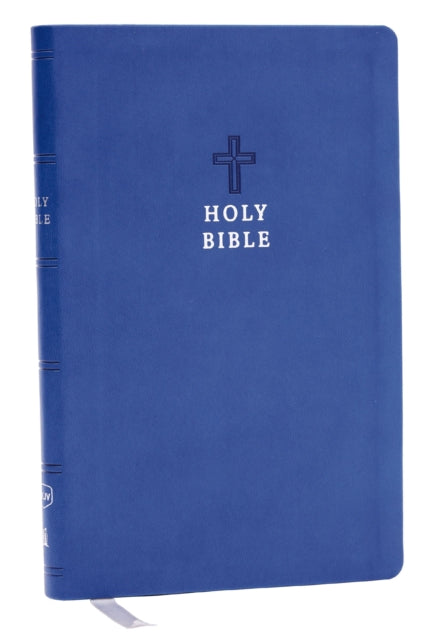 Book cover of: NKJV Holy Bible, Value Ultra Thinline, Blue Leathersoft, Red Letter, Comfort Print. By: Zondervan