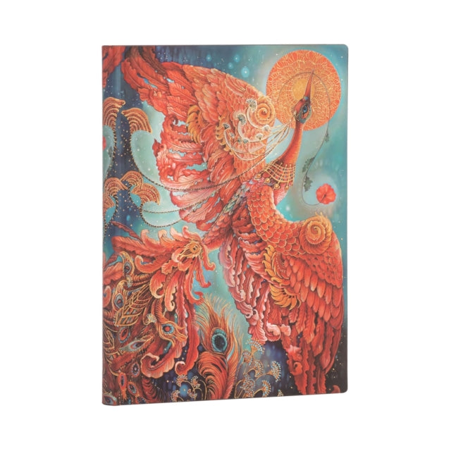 Firebird (Birds of Happiness) Midi Lined Journal 9781439782118 Paperblanks