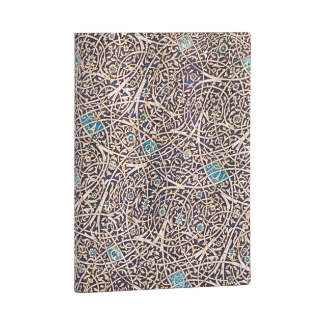 Book cover of: Granada Turquoise (Moorish Mosaic) Midi Lined Journal. By: Paperblanks
