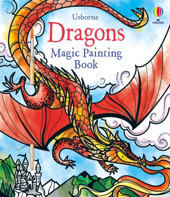 Book cover of: Dragons Magic Painting Book