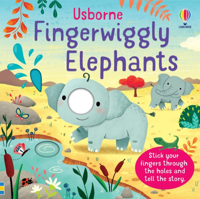 Book cover of: Fingerwiggly Elephants. By: Felicity Brooks