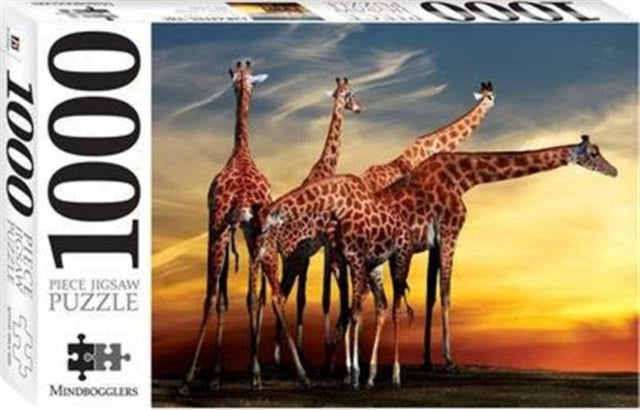 Book cover of: Giraffes, Open-air Zoo France 1000 Piece Jigsaw