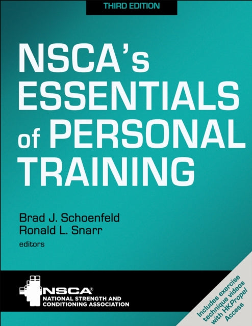 Book cover of: NSCA's Essentials of Personal Training. By: NSCA -National Strength & Conditioning Association