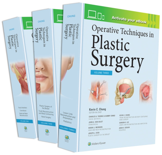 Book cover of: Operative Techniques in Plastic Surgery. By: Kevin C Chung MD MS