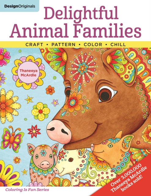 Book cover of: Delightful Animal Families. By: Thaneeya McArdle