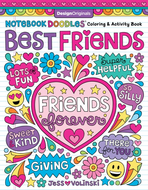 Book cover of: Notebook Doodles Best Friends. By: Jess Volinski