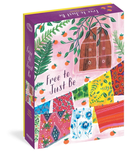 Book cover of: Free to Just Be 1,000-Piece Puzzle. By: Astrid van der Hulst