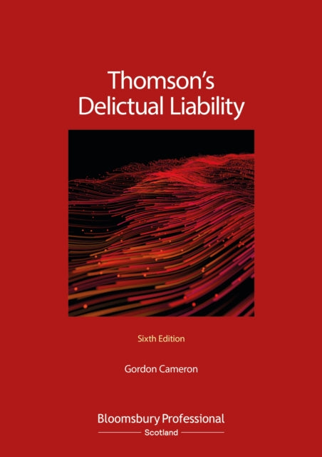 Book cover of: Thomson's Delictual Liability. By: Gordon Cameron