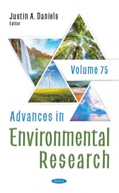 Book cover of: Advances in Environmental Research. By: Justin A. Daniels