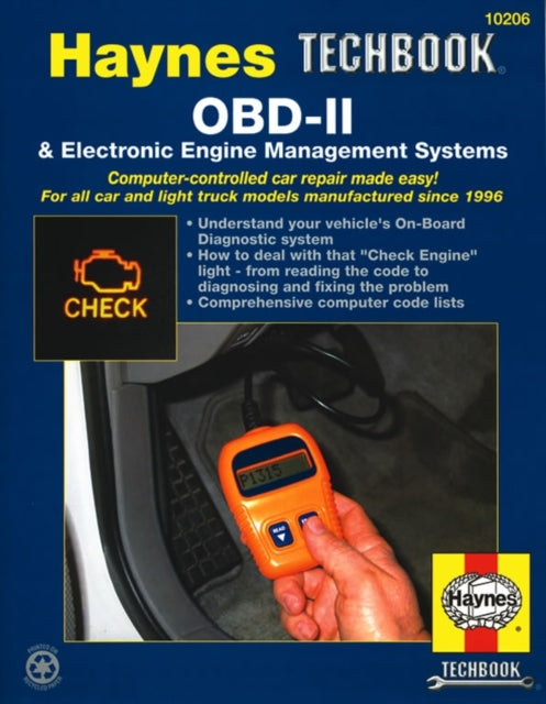 Book cover of: OBD-II & Electronic Engine Management Systems (96-on) Haynes Techbook (USA). By: Henderson, Bob., Bob Henderson