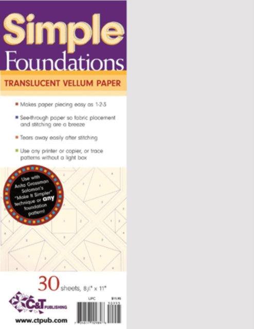 Book cover of: Simple Foundations Translucent Vellum Paper