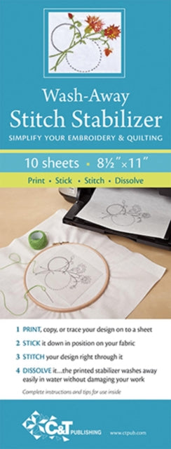 Book cover of: Wash-Away Stitch Stabilizer