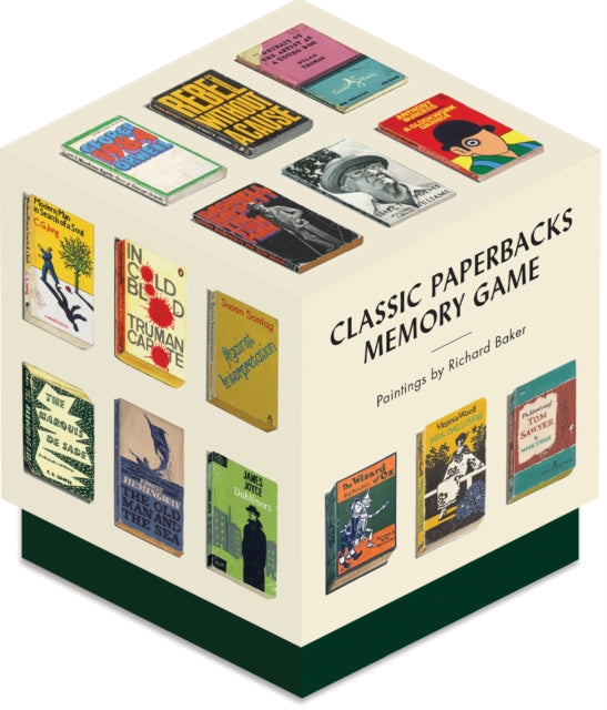 Book cover of: Classic Paperbacks Memory Game. By: Richard Baker