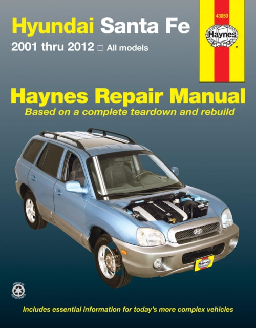 Book cover of: Hyundai Santa Fe (01-12). By: Haynes Manuals Inc. Editors