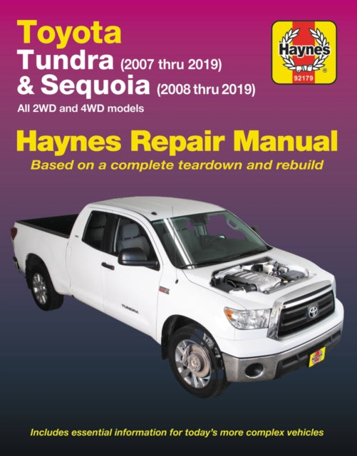 Book cover of: Toyota Tundra & Sequoia. By: Editors of Haynes Manuals