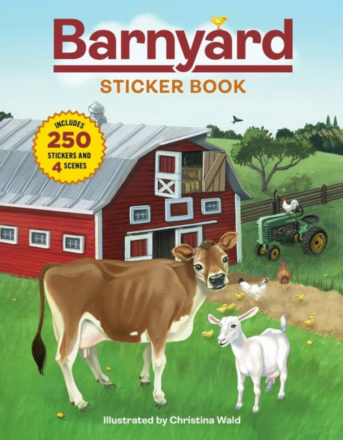 Book cover of: Barnyard Sticker Book. By: Christina Wald