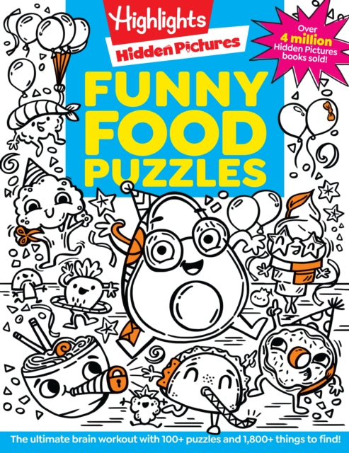 Book cover of: Funny Food Puzzles. By: Highlights