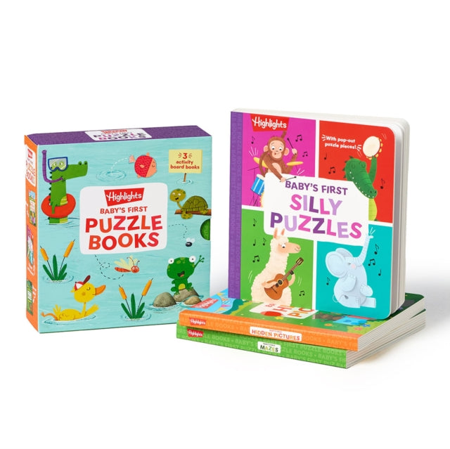 Book cover of: Baby’s First Puzzle Books. By: Highlights