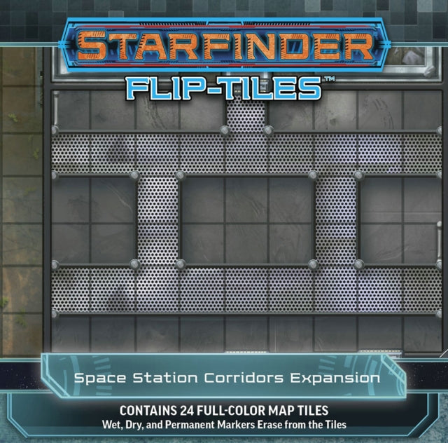 Book cover of: Starfinder Flip-Tiles: Space Station Corridors Expansion