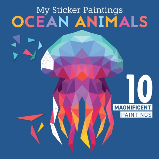 Book cover of: My Sticker Paintings: Ocean Animals. By: Clorophyl Editions