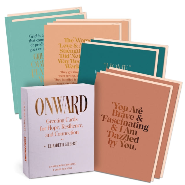 Book cover of: Elizabeth Gilbert for Em & Friends Onward Boxed Cards, 8 Assorted Cards