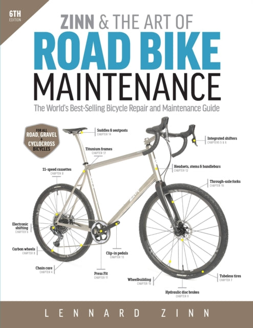 Book cover of: Zinn & the Art of Road Bike Maintenance. By: Lennard Zinn