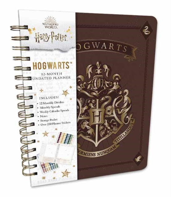 Book cover of: Harry Potter: 12-Month Undated Planner. By: Insights