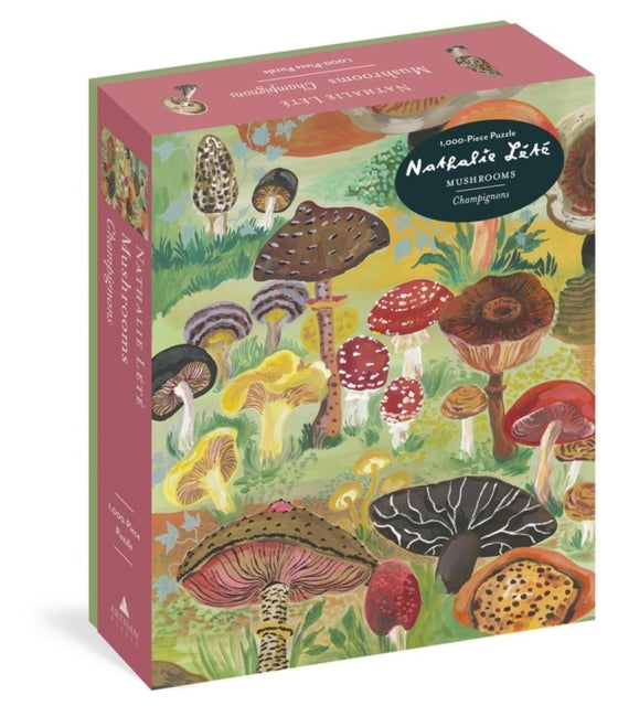 Book cover of: Nathalie Lete: Mushrooms 1,000-Piece Puzzle. By: Nathalie Lété