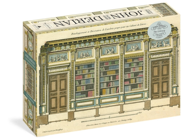 Book cover of: John Derian Paper Goods: The Library 1,000-Piece Puzzle. By: John Derian