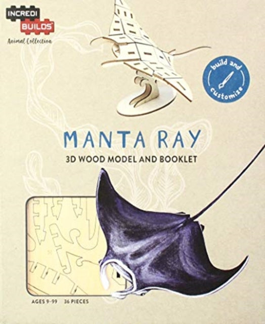 Book cover of: IncrediBuilds Animal Collection: Manta Ray