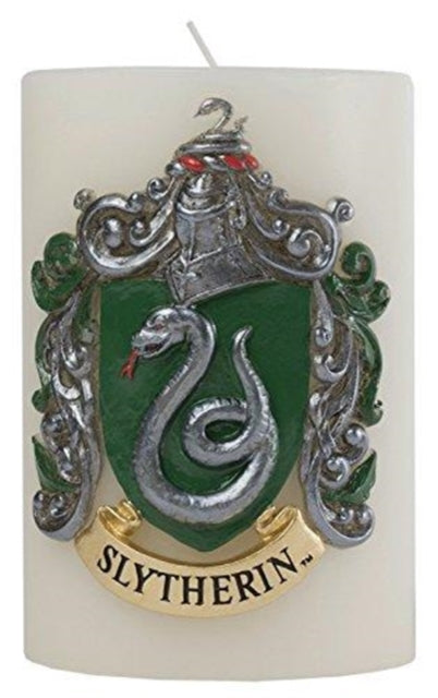 Book cover of: Harry Potter Slytherin Sculpted Insignia Candle
