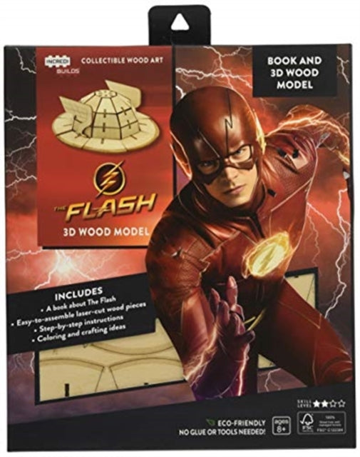 Book cover of: IncrediBuilds: The Flash Book and 3D Wood Model