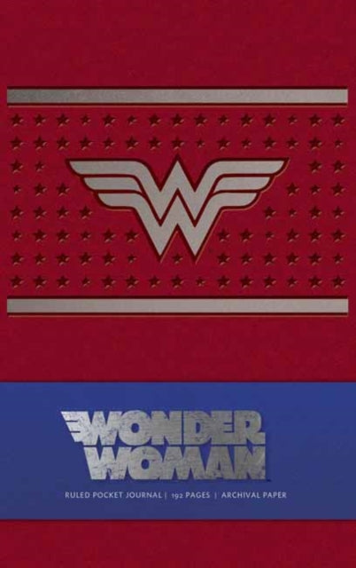 Book cover of: Wonder Woman Ruled Pocket Journal. By: Daniel Wallace
