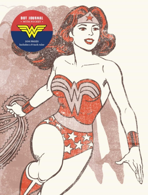 Book cover of: DC Comics: Vintage Wonder Woman Dot Journal
