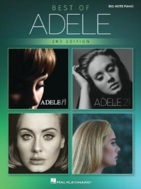Book cover of: Best of Adele for Big-Note Piano - 2nd Edition. By: Adele