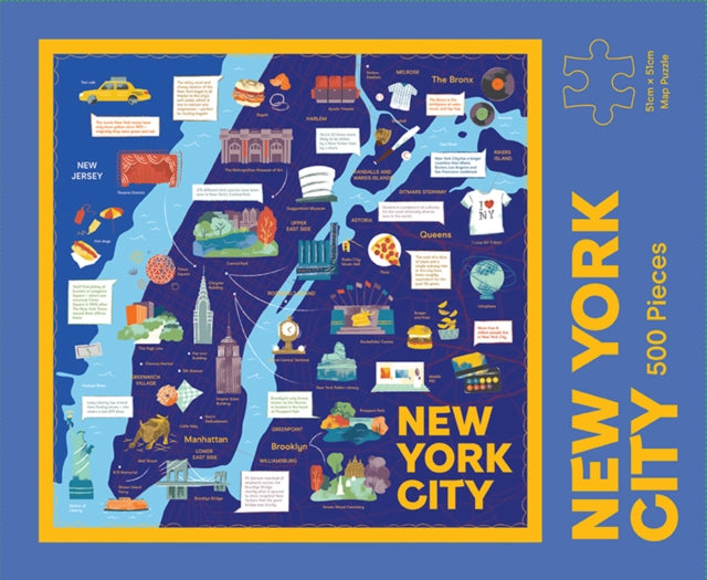 Book cover of: New York City Map Puzzle